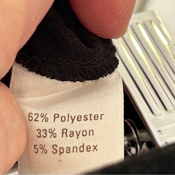 Caslon Women’s Slacks Dress Pants 2P Black Straight Leg Career Wear Office - Picture 10 of 11